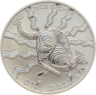 Australien 1 Dollar 2002 Känguru - 1 Unze Feinsilber